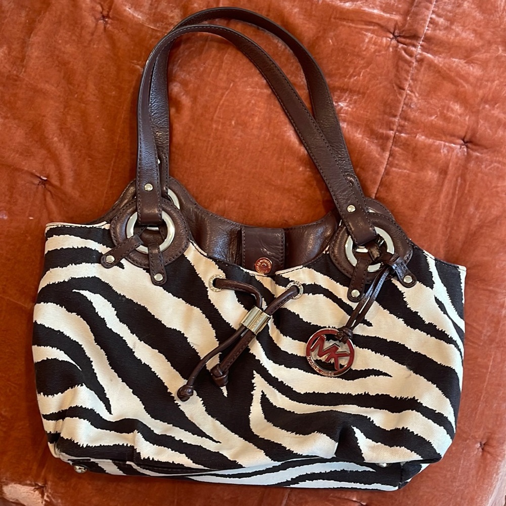 animal print purse MK
